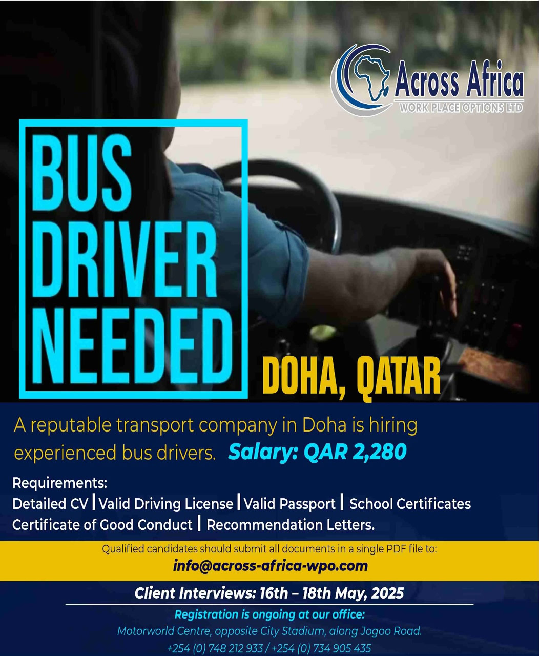 Driver Jobs Dohar-Qatar